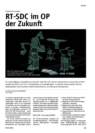  RT-SDC in the OR of the future